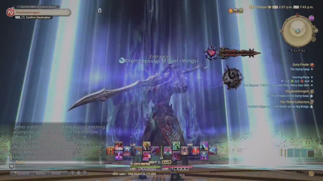 Stunting before the Dying Gasp