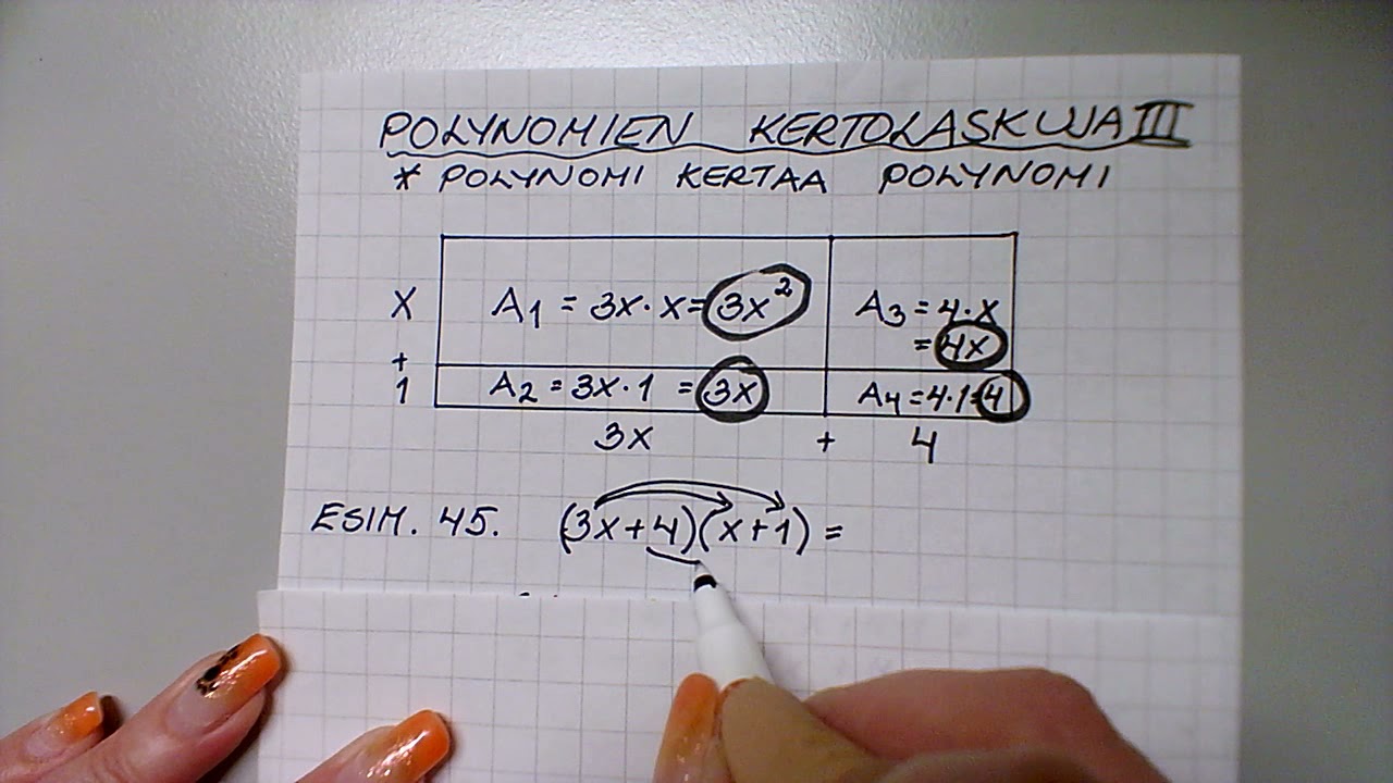 8lk polynomi kertaa polynomi