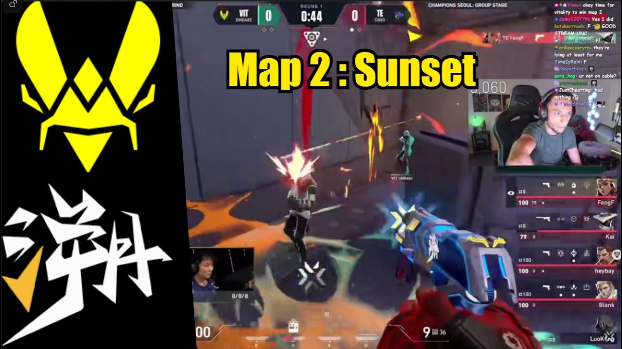 FNS reacts to VIT vs TE | Map 2 | Valorant Champions 2024 |