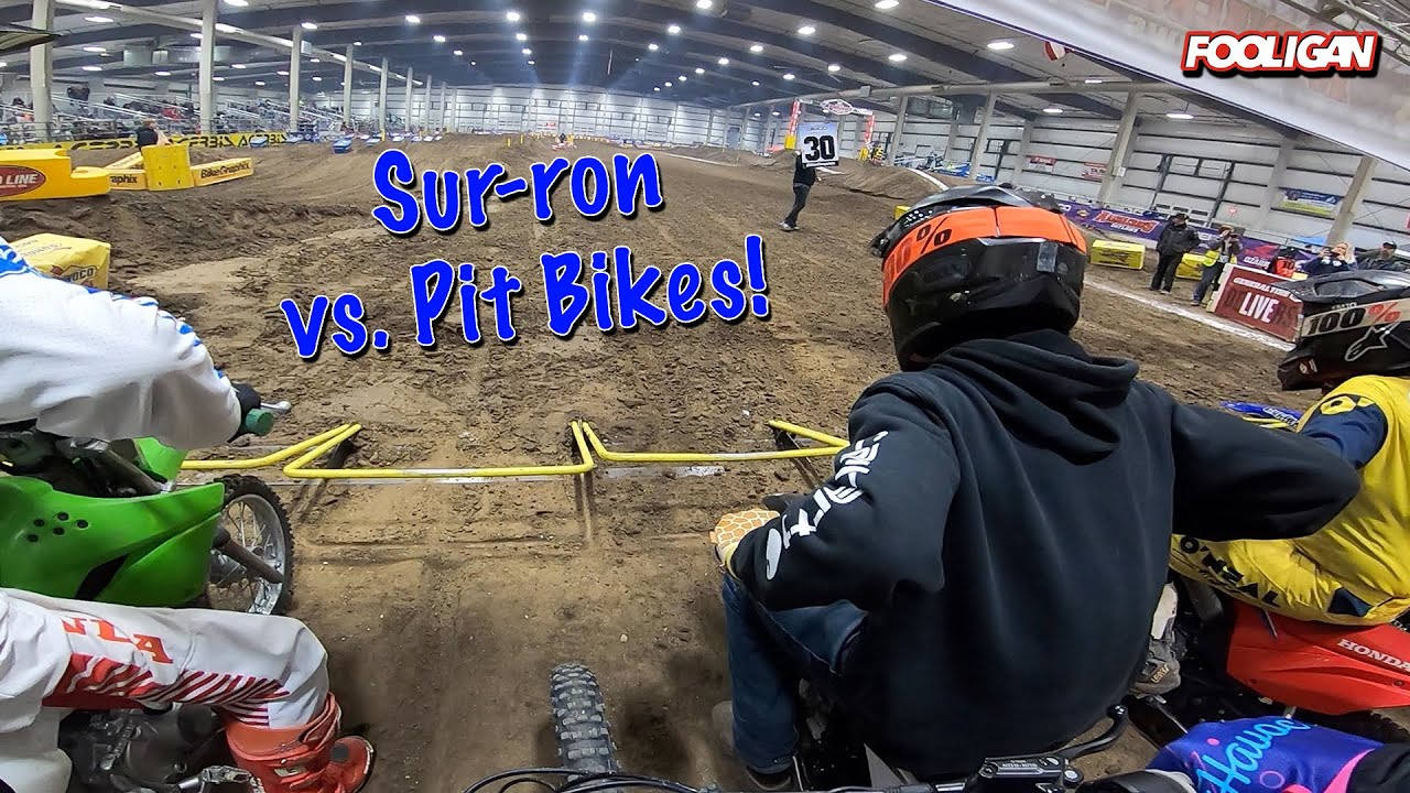Участвую в гонках Pro Arenacross на моем Sur-Ron X (покойся с миром, E-bike)