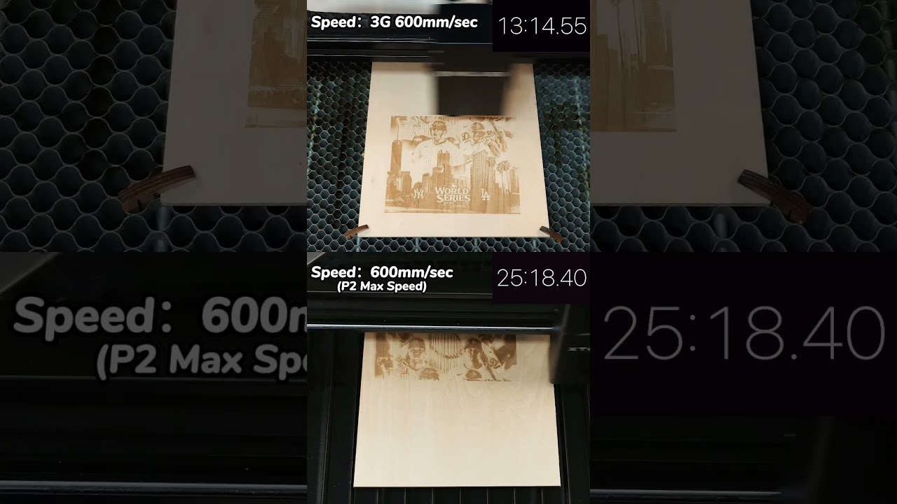 OneLaser XRF vs. XTool P2 Engraving Speed Test...🚀