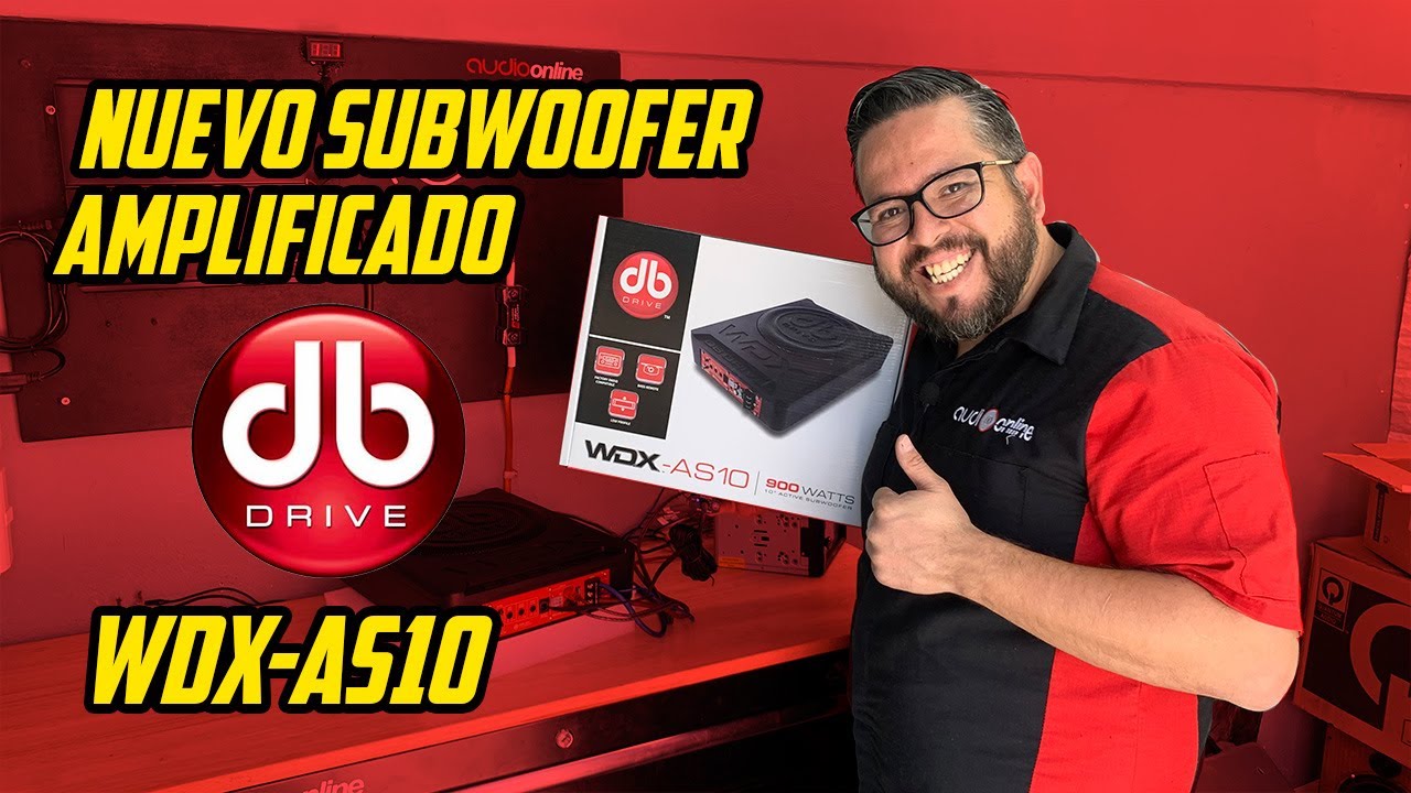 Nuevo Woofer Amplificado ​DB Drive WDX-AS10 | Unboxing y Prueba De Audio