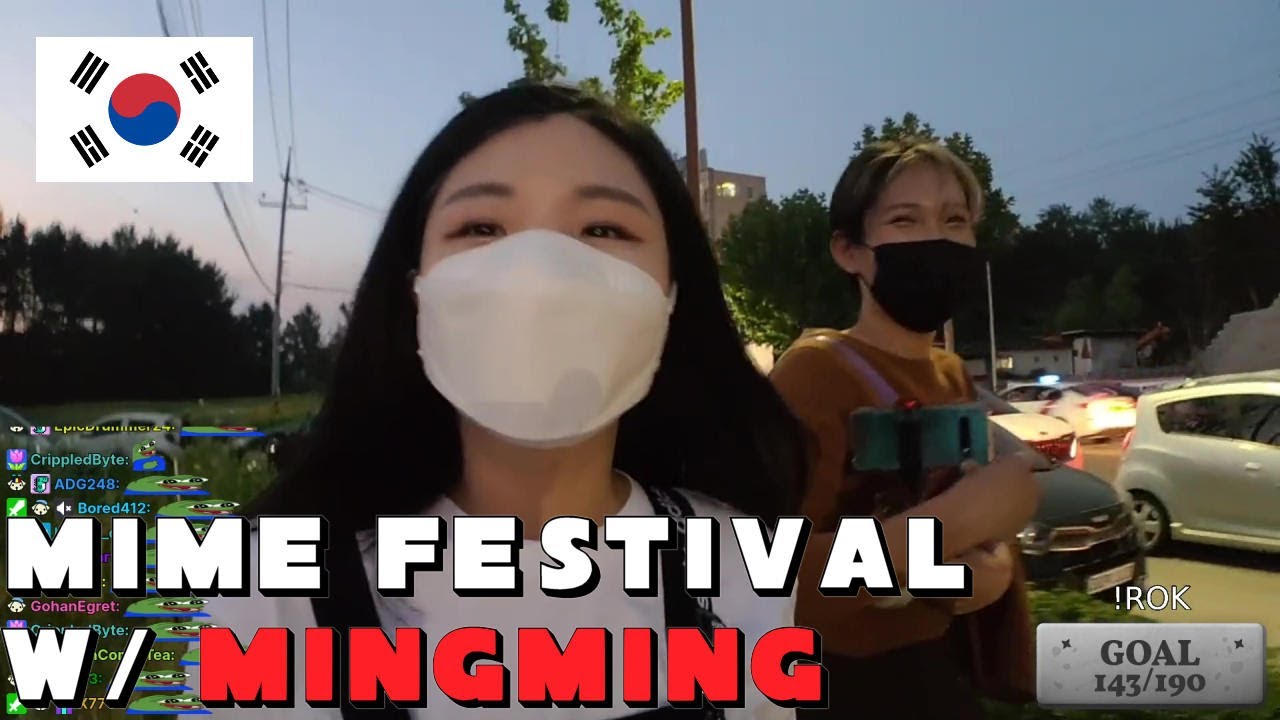 [May 28th, '22] Mime Festival with Mingming - IRL in Chuncheon