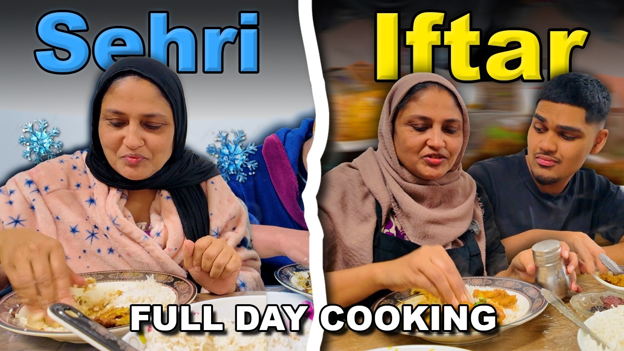 What I Made for Suhoor & Iftar | Full Day of Ramadan Cooking