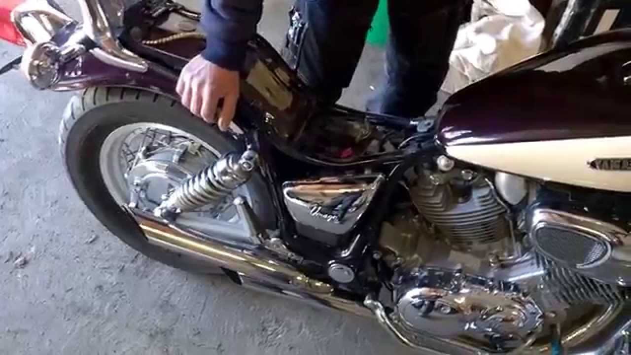 Yamaha Virago 750 1994r. Great sound...