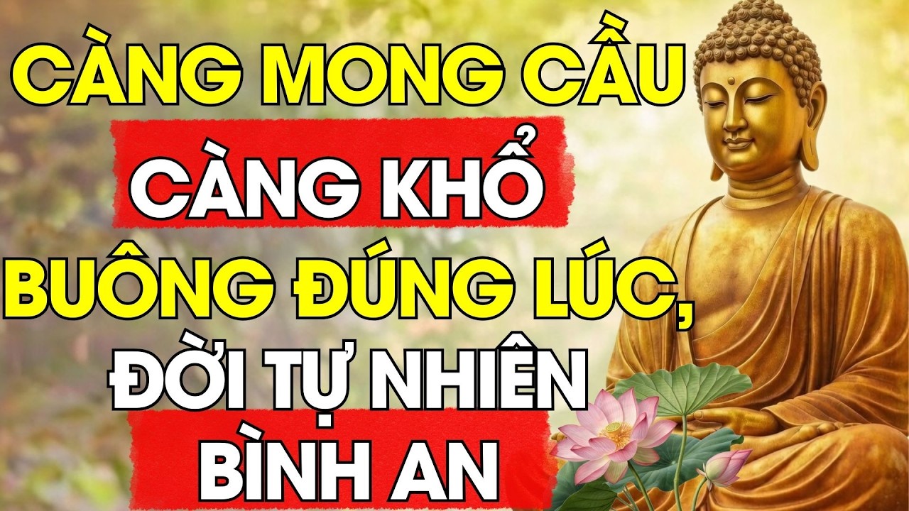 Càng Mong Cầu Càng Khổ – Buông Đúng Lúc, Đời Tự Nhiên Bình An