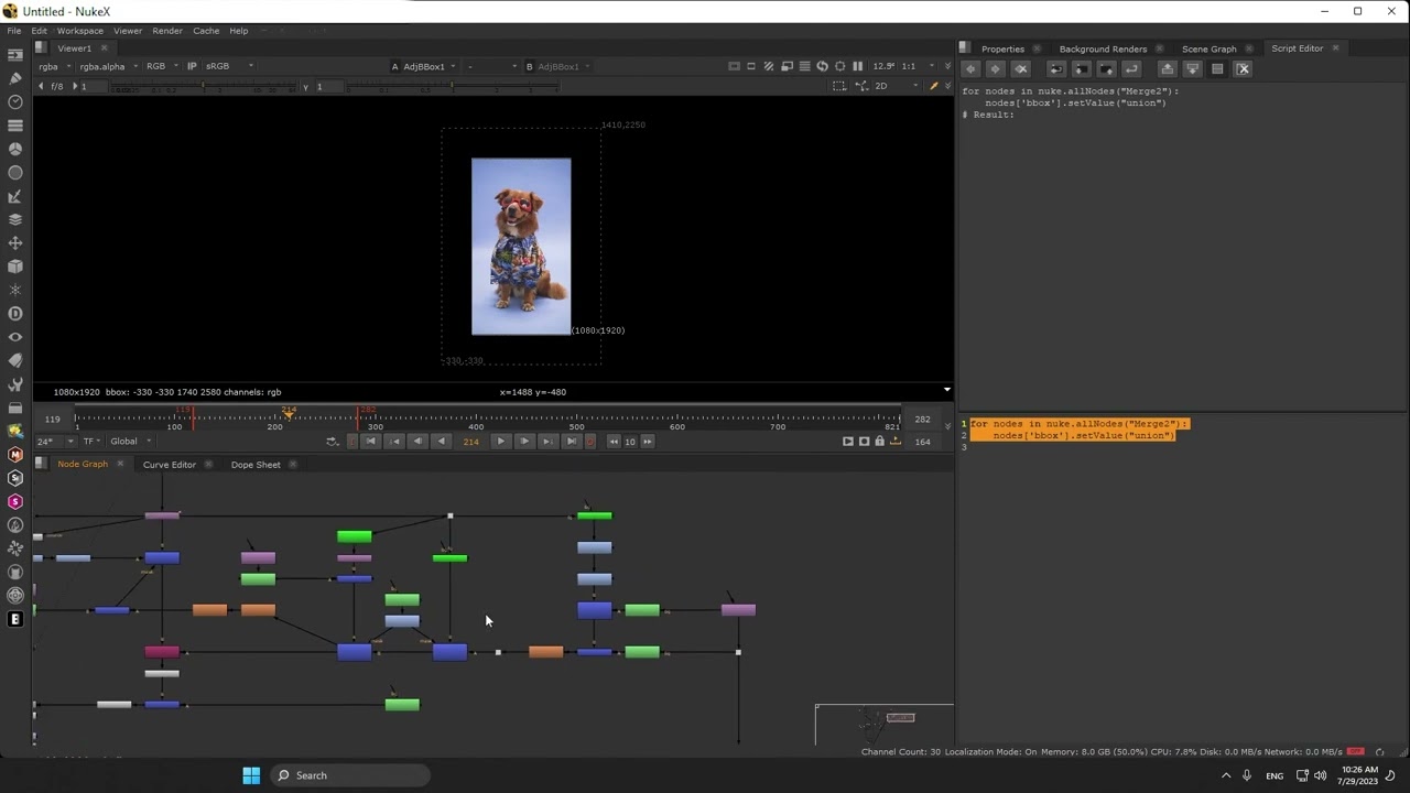 Nuke script Optimization using Python Part 1
