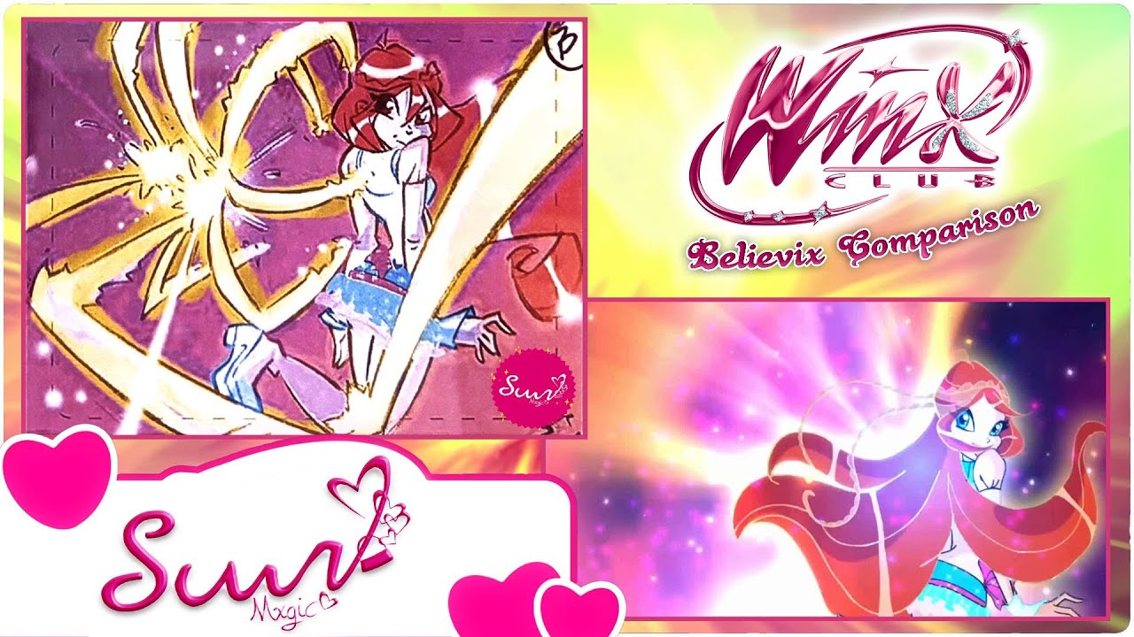 Winx Club - Believix [STORYBOARD vs FINAL Comparison]