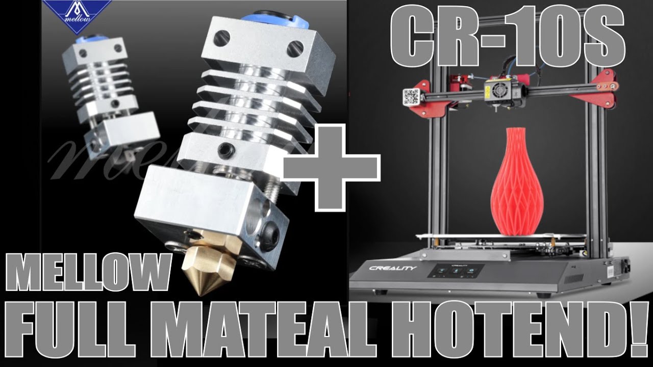 Mellow Metalowy hotend do Creality CR10s Pro V2!