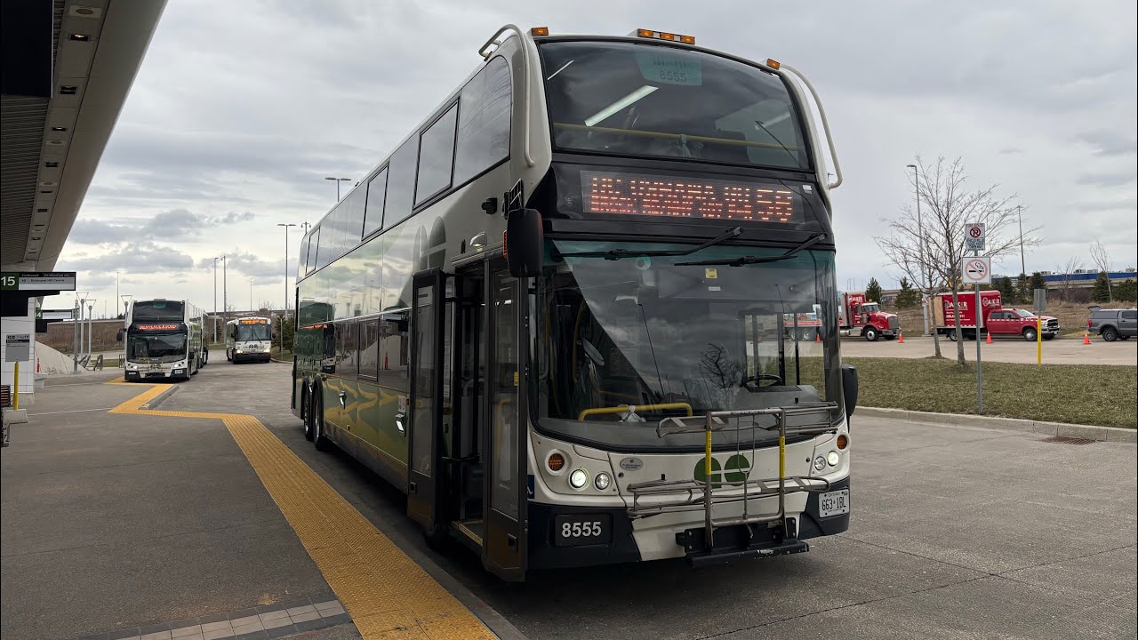 GO Transit Alexander Dennis Enviro500 SuperLo 8555 on the 56 (Ride)