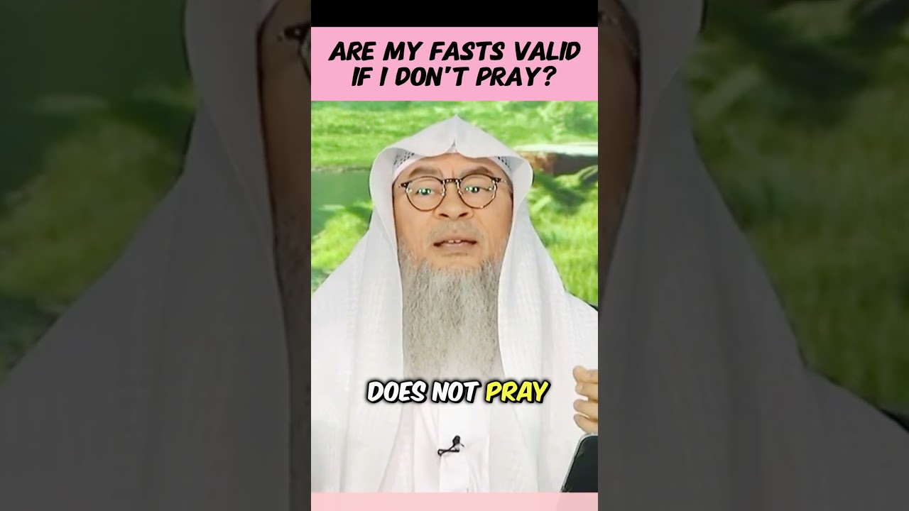 Are my fasts valid if I don't pray? #ramadan #fast #islam #islamic #quran #allah assim al hakeem