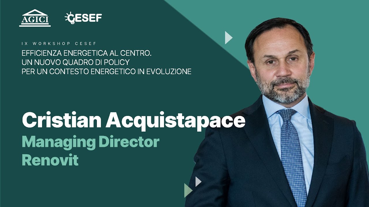 Intervista al vincitore del Premio Manager Efficienza Energetica 2023 Cristian Acquistapace, Renovit