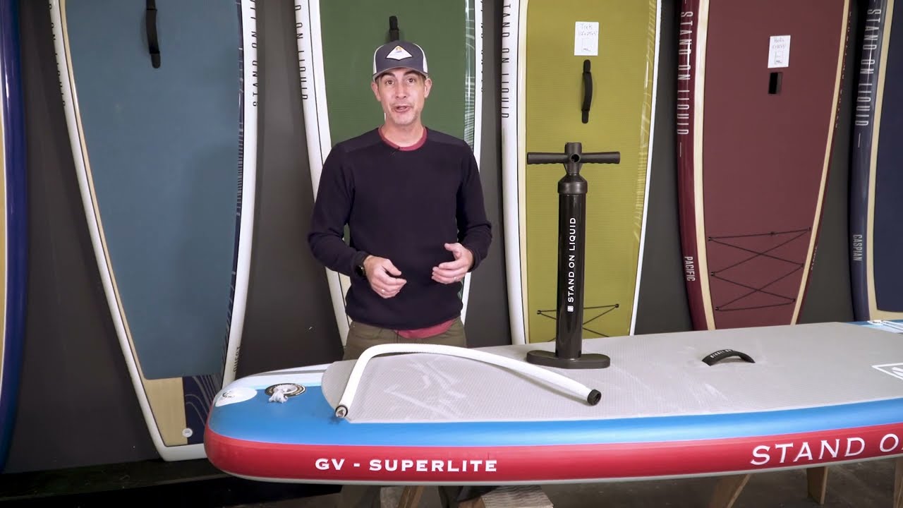 How to inflate SUP with Double Action pump
