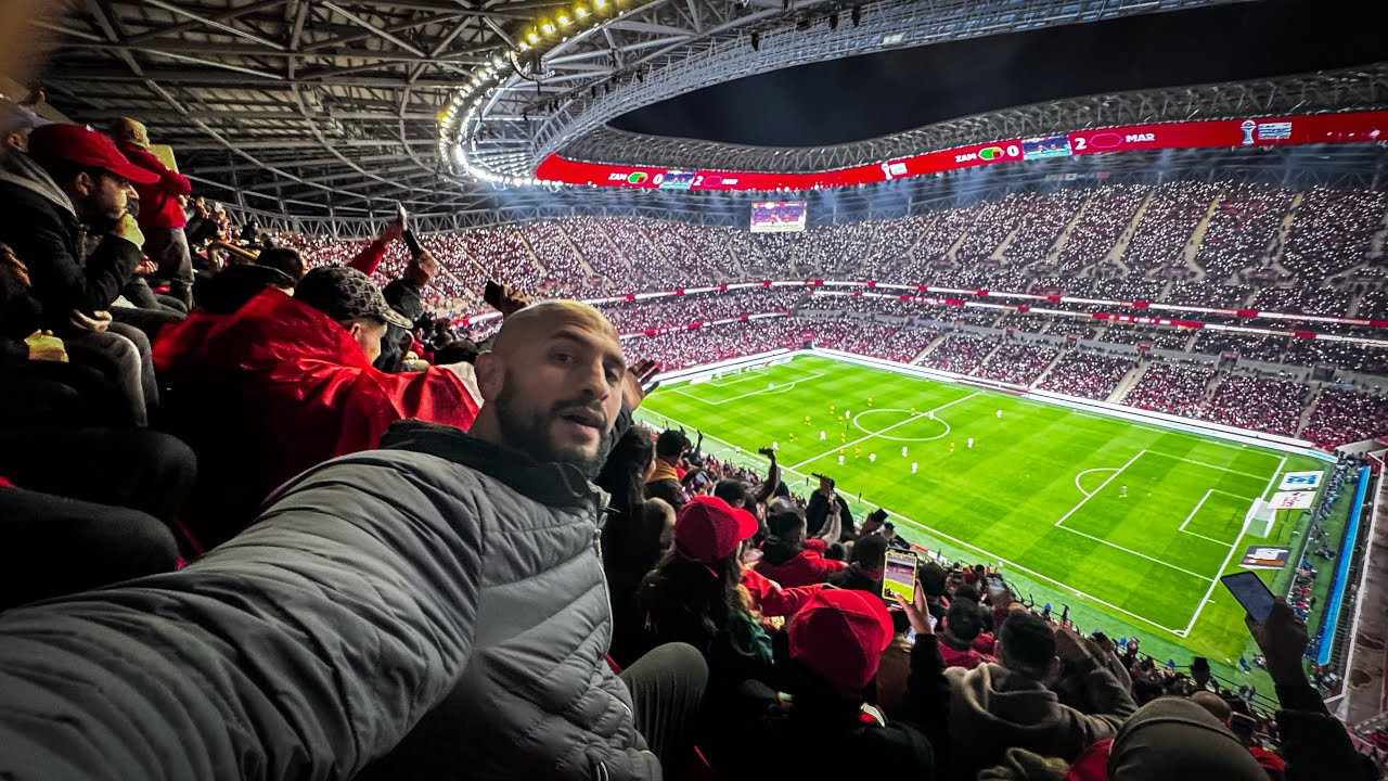 I Went to Morocco vs Zambia AFCON! Insane Atmosphere