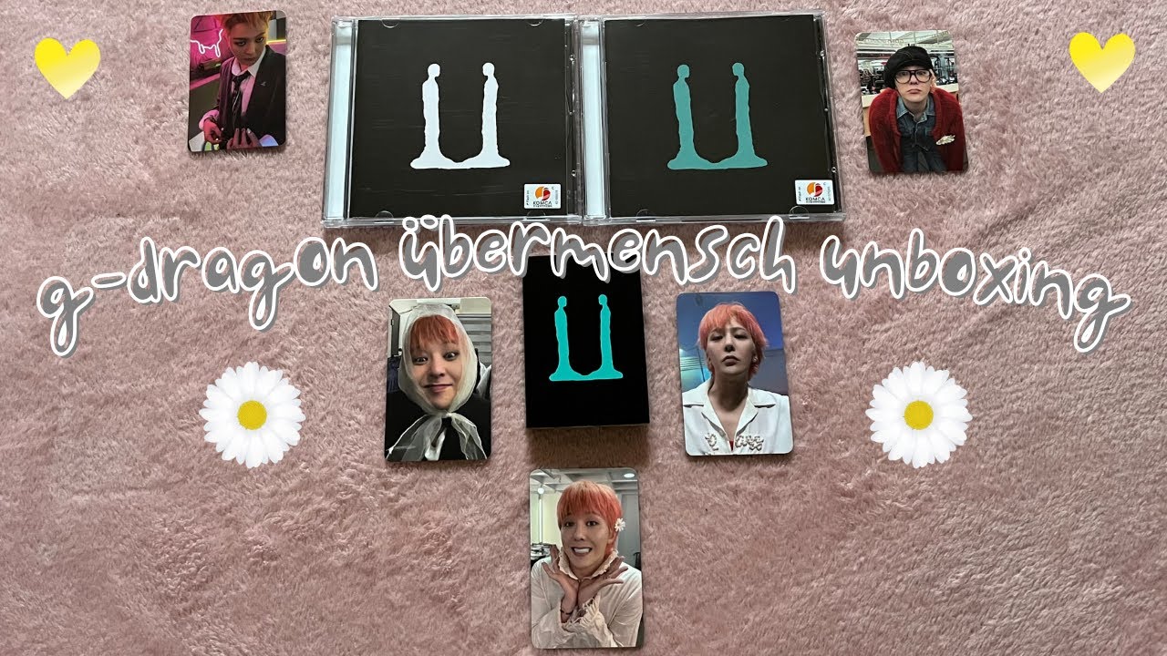 g-dragon übermensch album unboxing (with ktown4u benefits) !! ✩