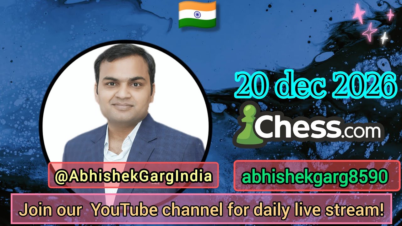 Abhishek Garg - The stalion chess Live Stream CHESS PLAY SELF 20-02-2026..