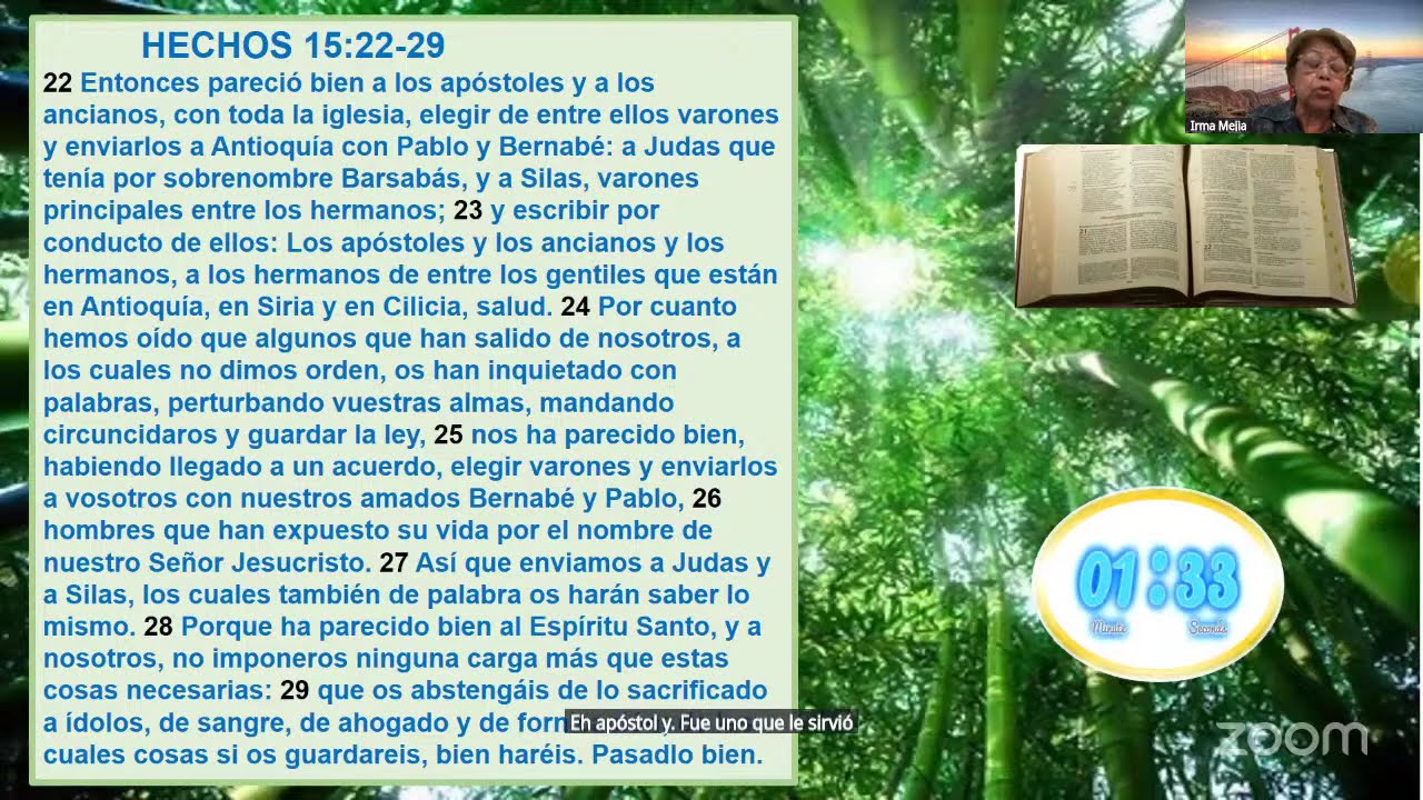 HECHOS 15:22-29 POR IRMA MEJÍA