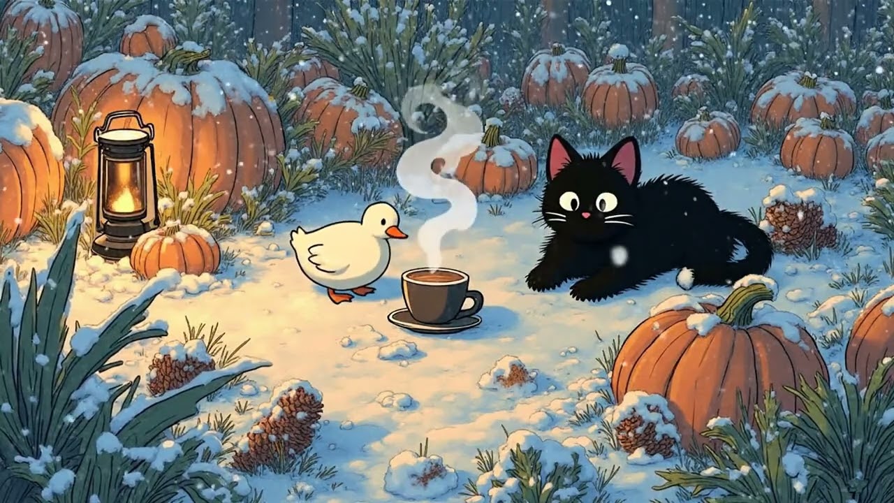 Even the moon needs rest sometimes / Winter Lo-fi Jazz for Study