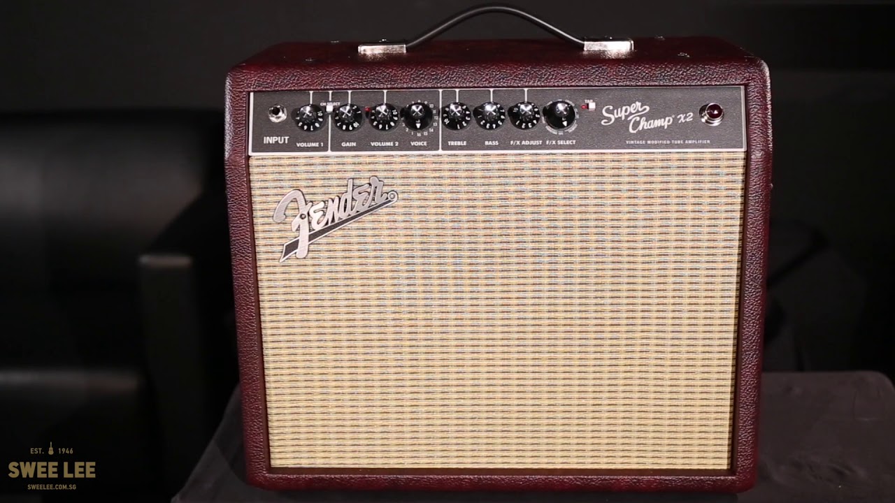 Fender Limited Edition Super Champ X2 Guitar Combo Tube Amplifier