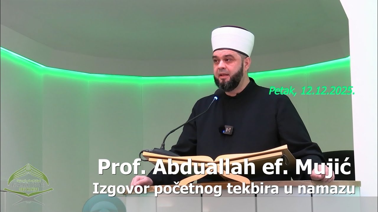 Prof. Abdullah ef. Mujić: 