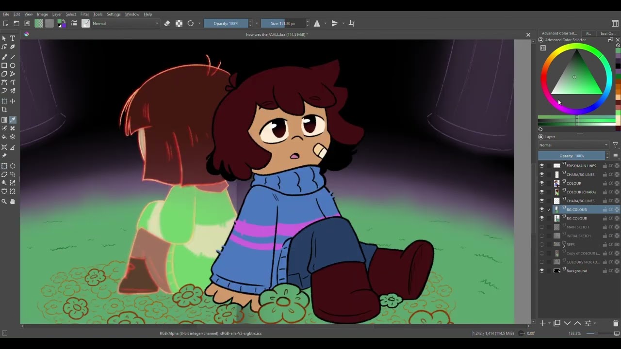 Fallen Down | Undertale Speedpaint