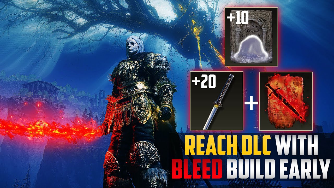 Best Way to Reach Elden Ring DLC With Best Bleed Build Nagakiba | Elden Ring Builds For DLC