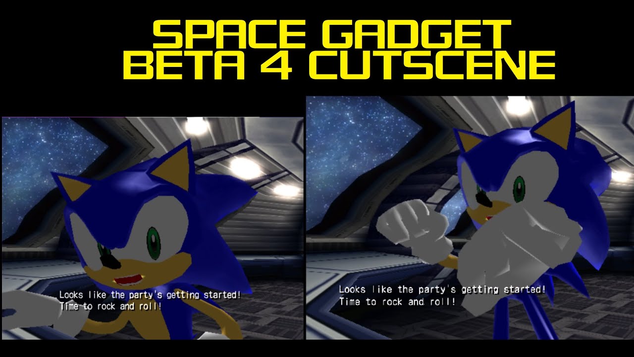 Shadow the Hedgehog Beta 4 - Разница в кат-сценах с космическими гаджетами (event5302_sceneA) Сра...