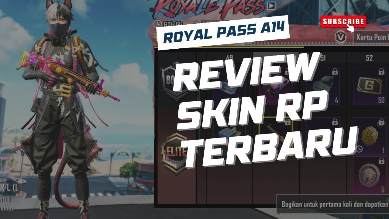 Ada Skin Scar-L upgrade? Review skin royal pass A14 Pubg Mobile, ANIMANIA PARADE