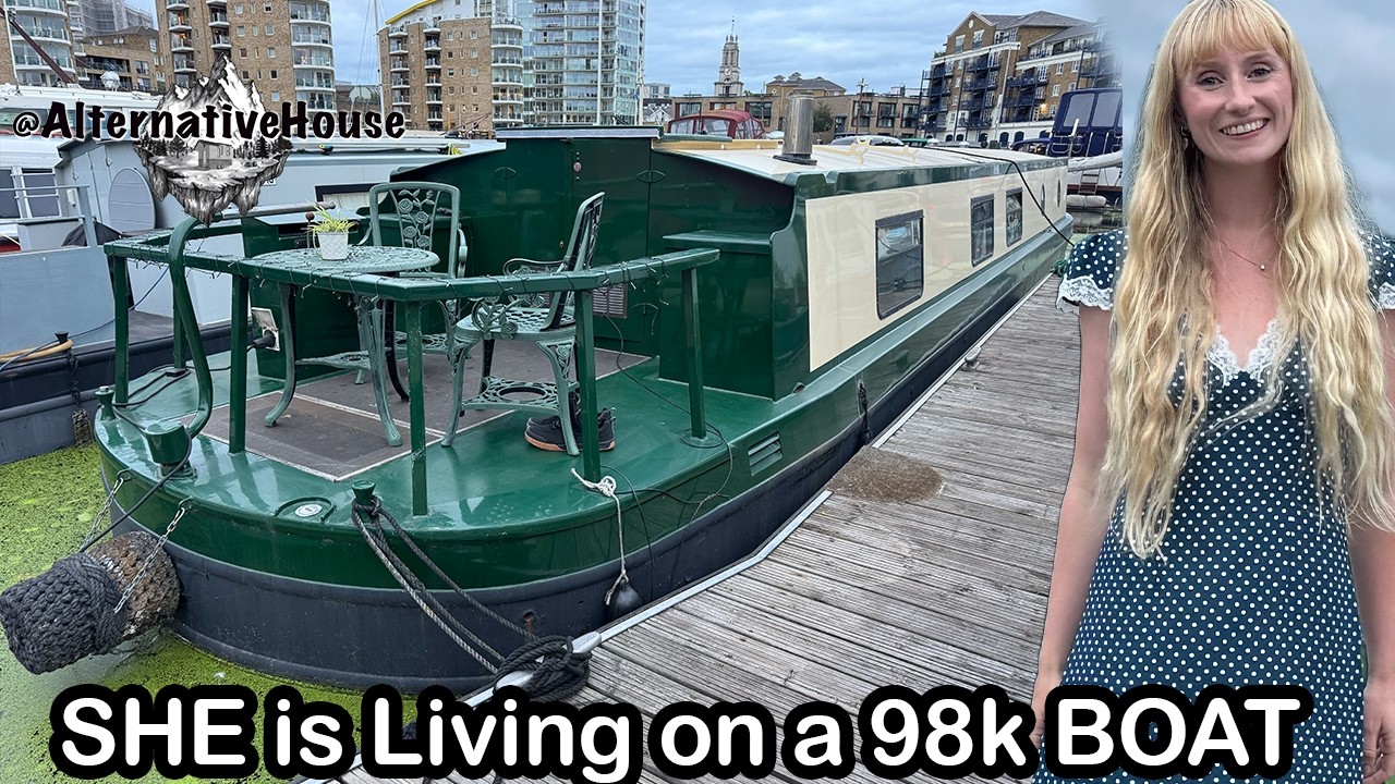 She TRADED Her Apartment for a $98k BOAT House!