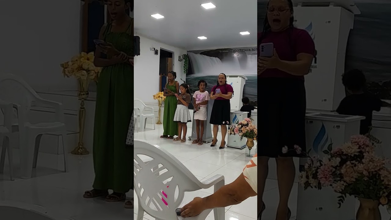Hoje no grupo de jovens minha princesa mudando de fase