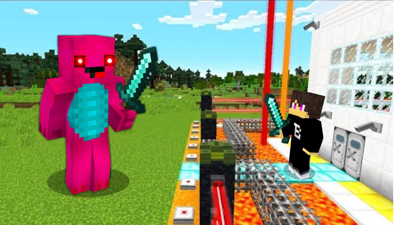 PINKY vs BLACK - LEGVÉDETTEBB TITKOS HÁZ CSATA A MINECRAFTBAN!