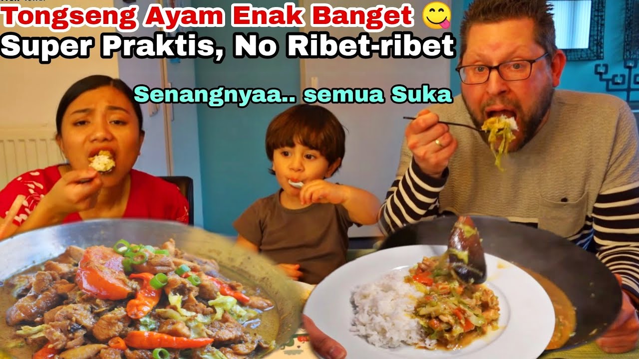 MASAK TONGSENG AYAM ENAK BANGET, SUAMI DAN ANAK MAKAN LAHAP