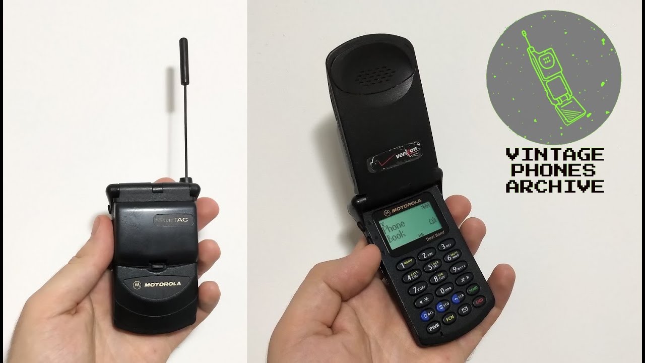 Motorola StarTAC ST7868W Mobile phone menu browse, ringtones, games, wallpapers