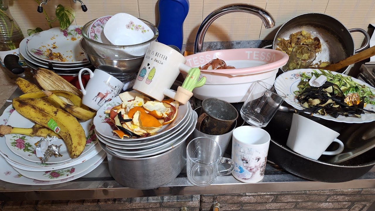ASMR Dishwashing Satisfying | The Mess No One Touches
