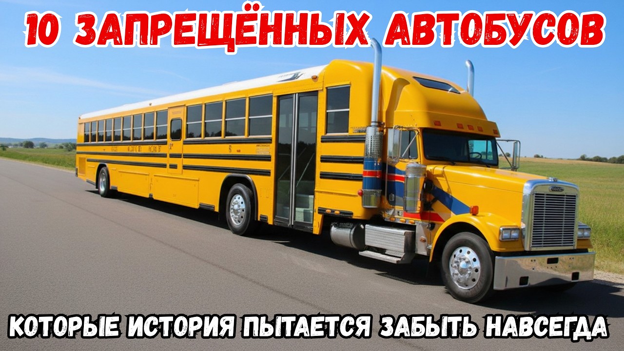 САМЫЕ редкие классические АВТОБУСЫ, которые стали ЛЕГЕНДАМИ &mdash; ты должен это УВИДЕТЬ