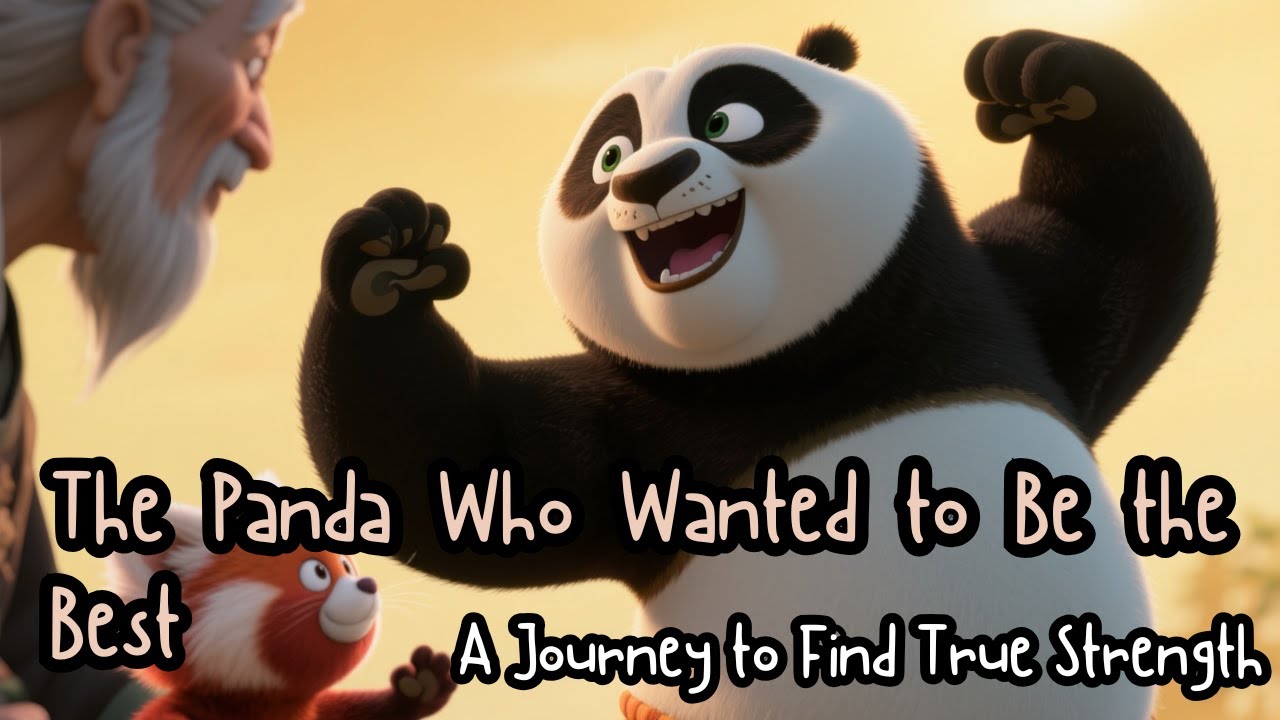 The Panda Who Wanted to Be the Best 🐼 | A Journey to Find True Strength