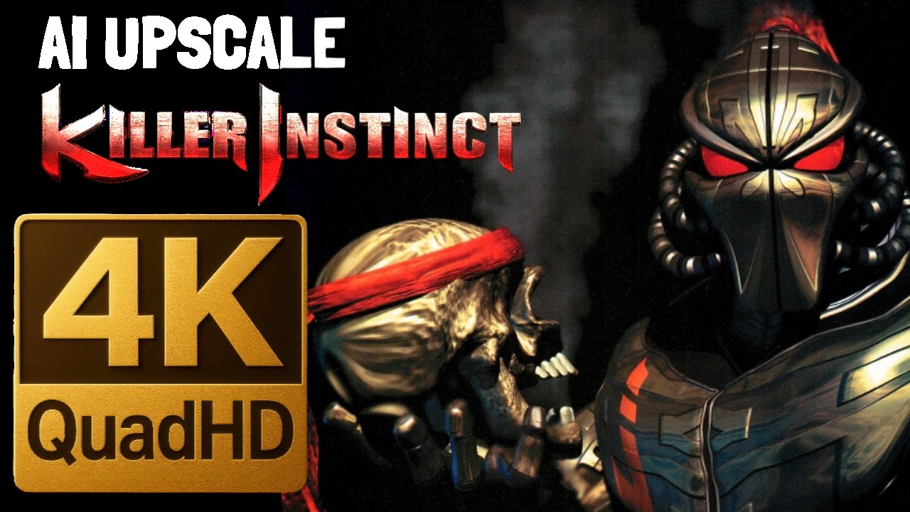 Cinematic 4K 60FPS Enhancement - High Details! Killer Instinct Arcade