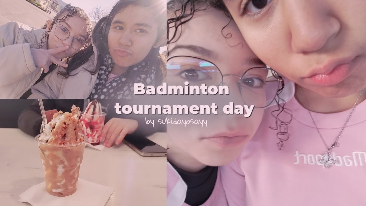 Badminton tournament Day Vlog | um dia comigo em um torneio de badminton!!