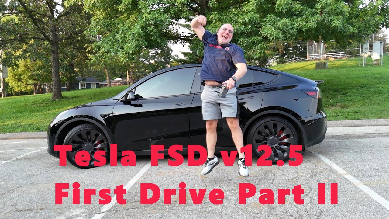 1st Drive Tesla FSD v12.5 Part II