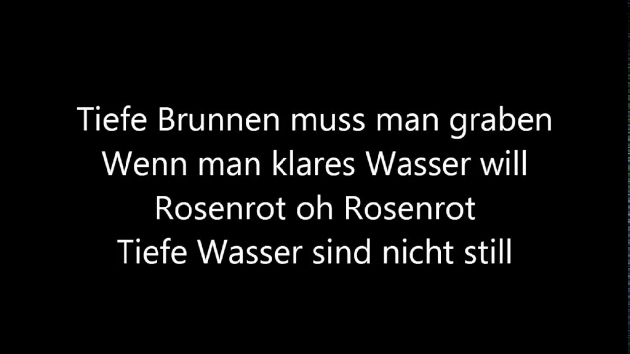 Rammtein  Rosenrot lyrics