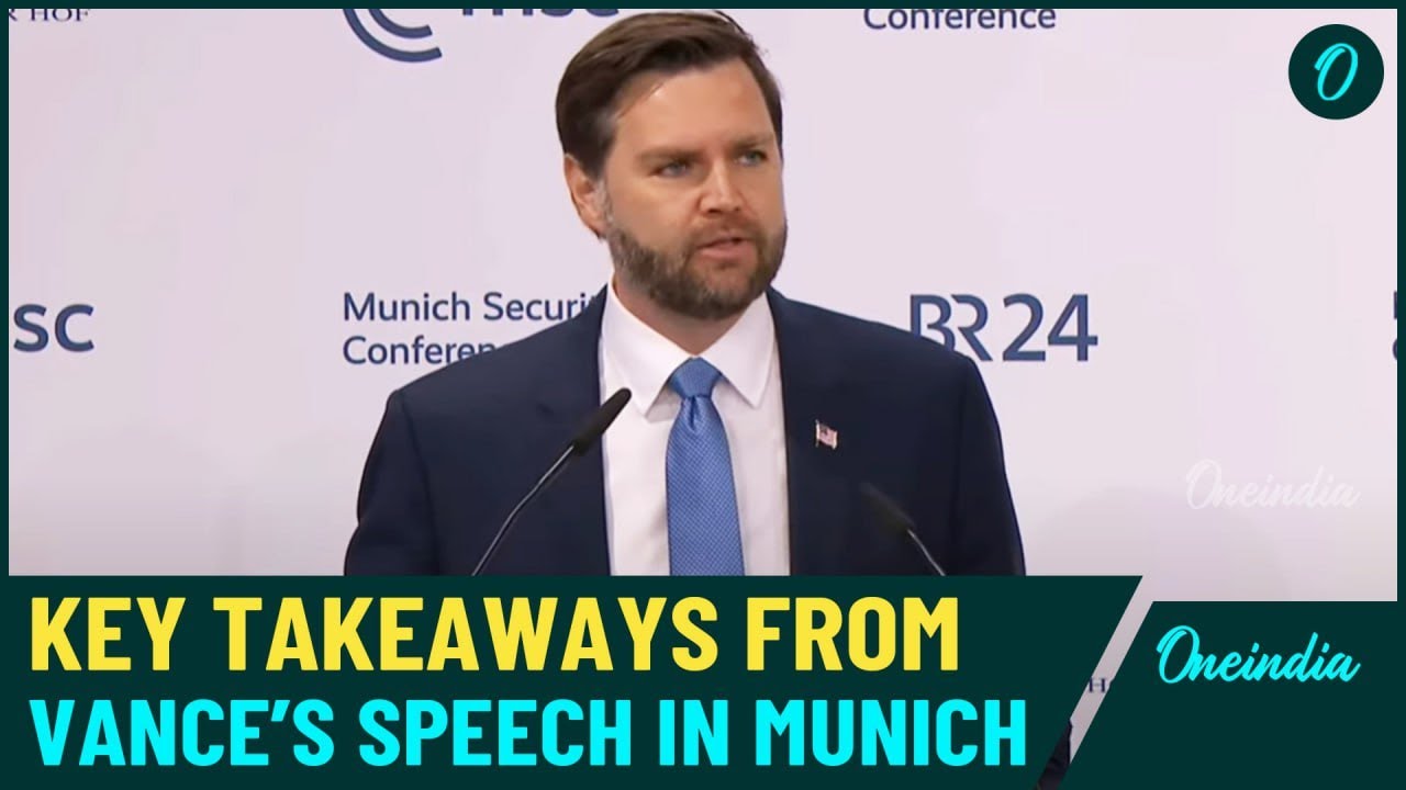 JD Vance Slams Europe On Free Speech, Migration At Munich Security Conference, Drawing Backlash