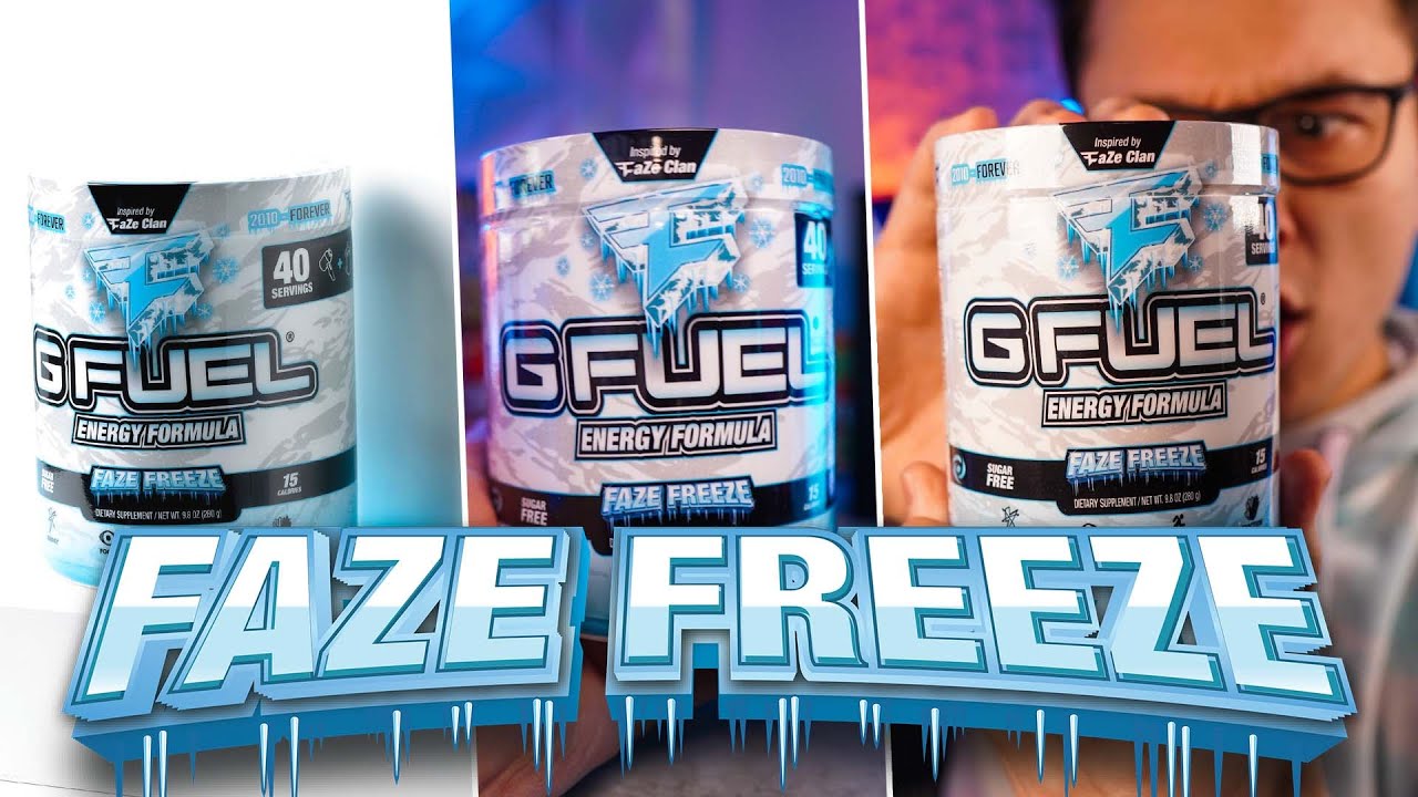Обзор нового вкуса G Fuel &mdash; FaZe Freeze!