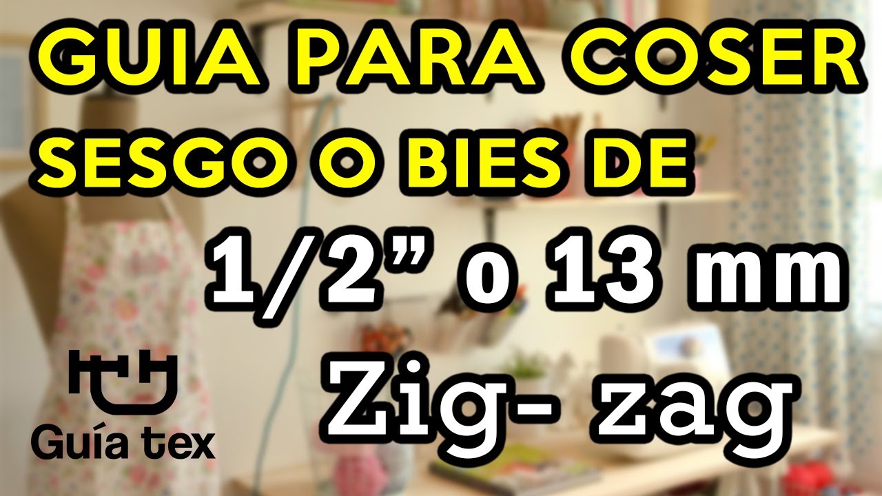 Guía o Folder para coser sesgo de 1/2