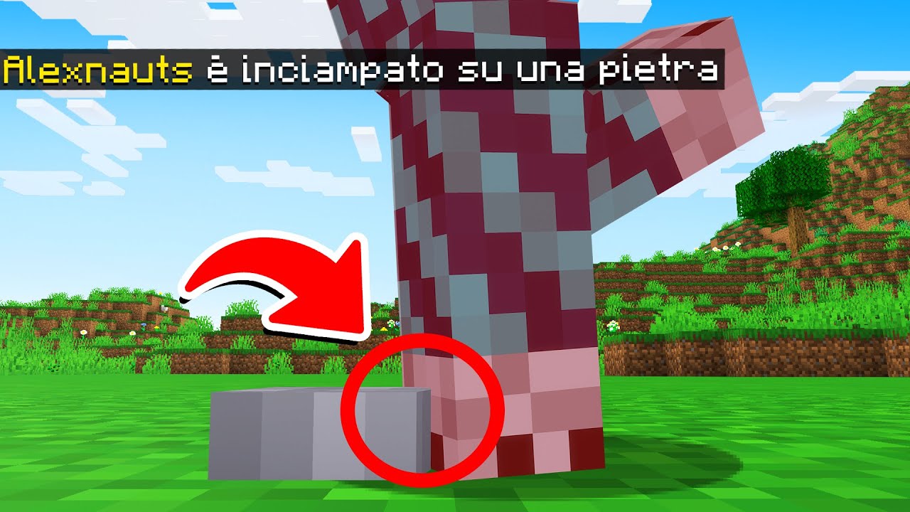 MINECRAFT MA... ALEX INCIAMPA SULLE PIETRE E MUORE!!