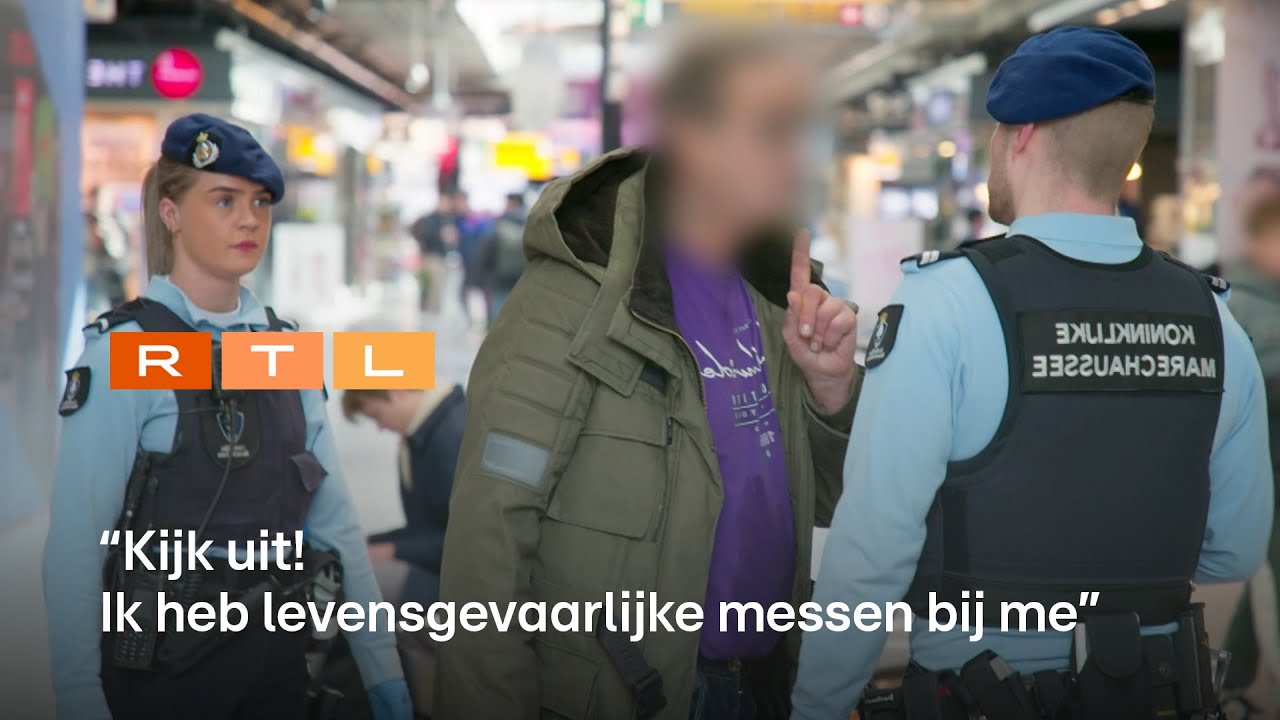 Nikita en Jeffrey proberen vervelende man te verwijderen van Schiphol | Schiphol Airport