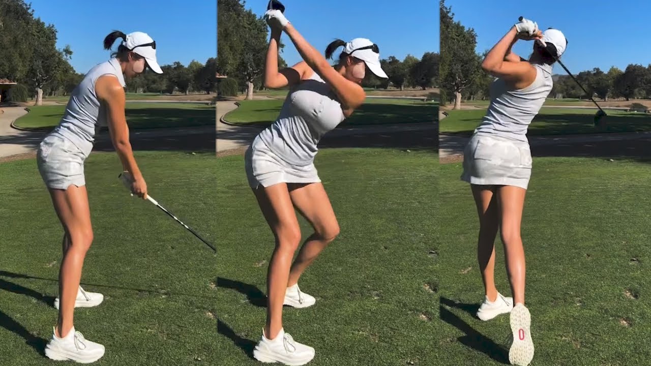 최고의 백스윙탑포지션! KLPGA 이시온 프로의 골프스윙!
