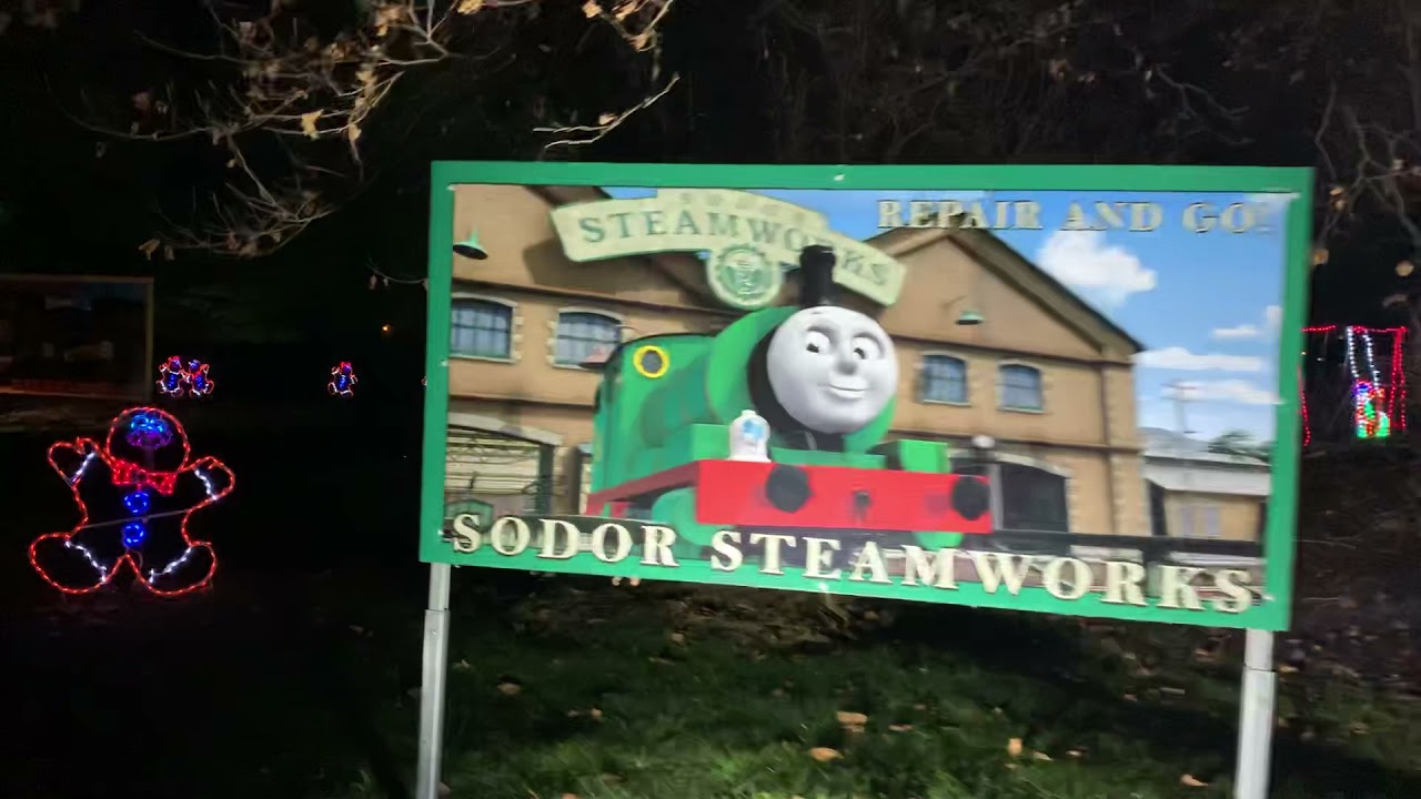 Kennywood Thomas ride 2021 Chrostmas