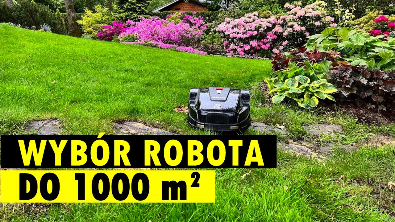Idealnie dobrany robot koszący do 1000 m2. Spójrz na co zwrócić uwagę i JAK WYBRAĆ NAJLEPIEJ