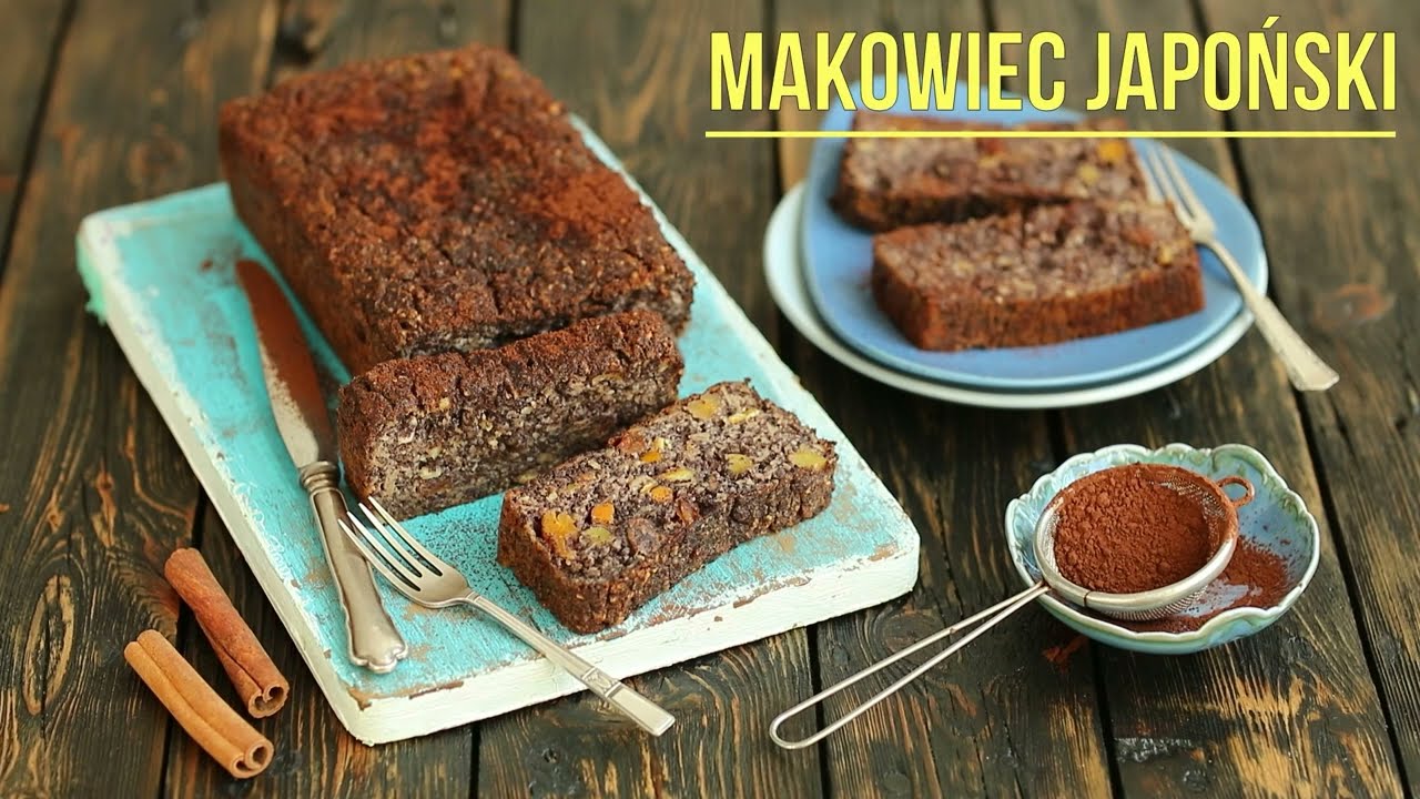 Makowiec japoński bez glutenu