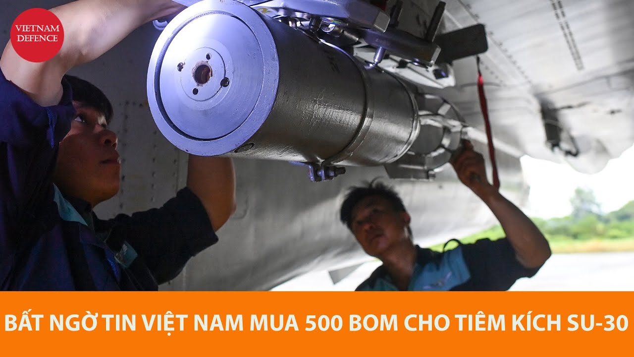 Bất ngờ tin Quân đội Việt Nam mua 500 quả bom Indonesia cho Su-30MK2